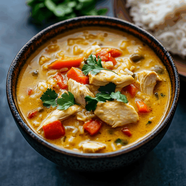 Chicken Curry Rice Soup