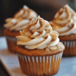Apple Pie Cupcakes with Cinnamon Cream Cheese Frosting