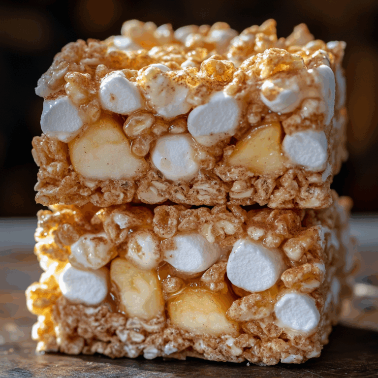 Apple Pie Rice Krispies Treats