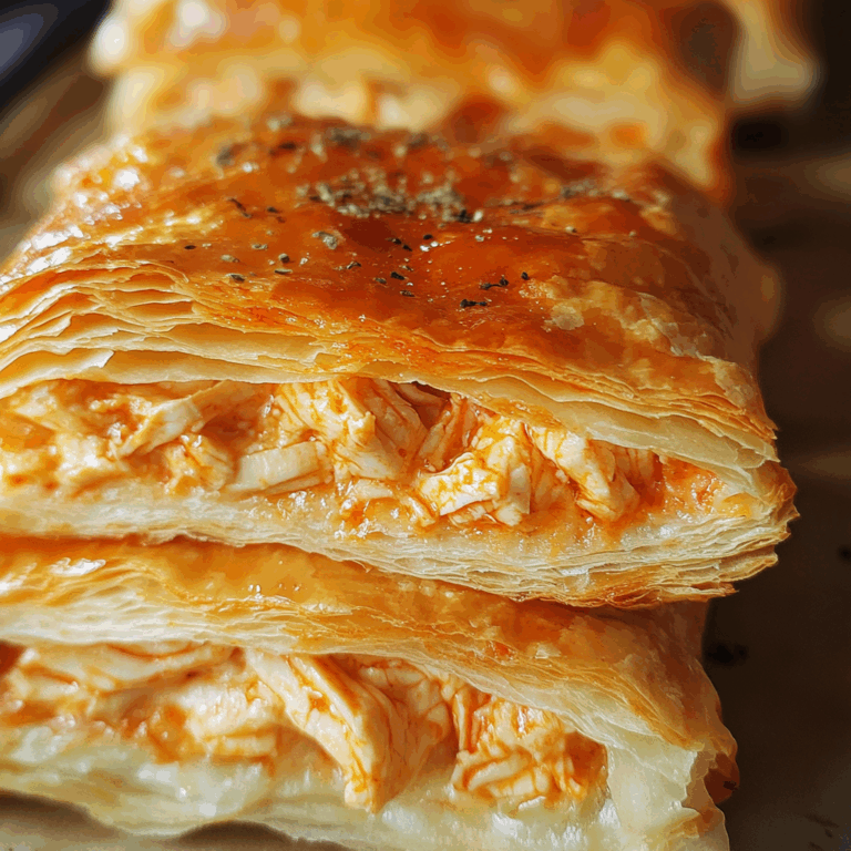 Buffalo Chicken Puff Pastry