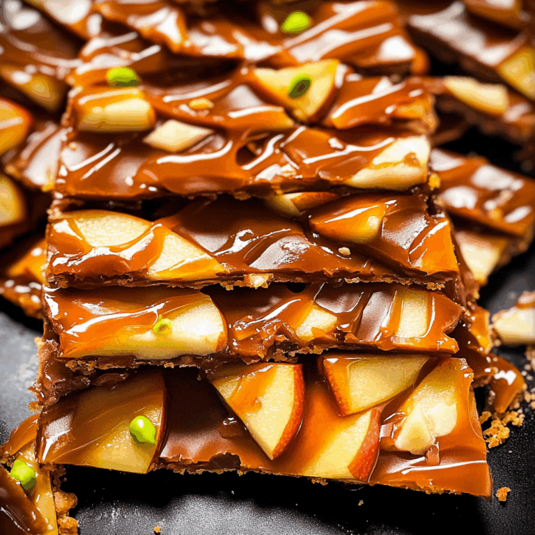 Caramel Apple Bark