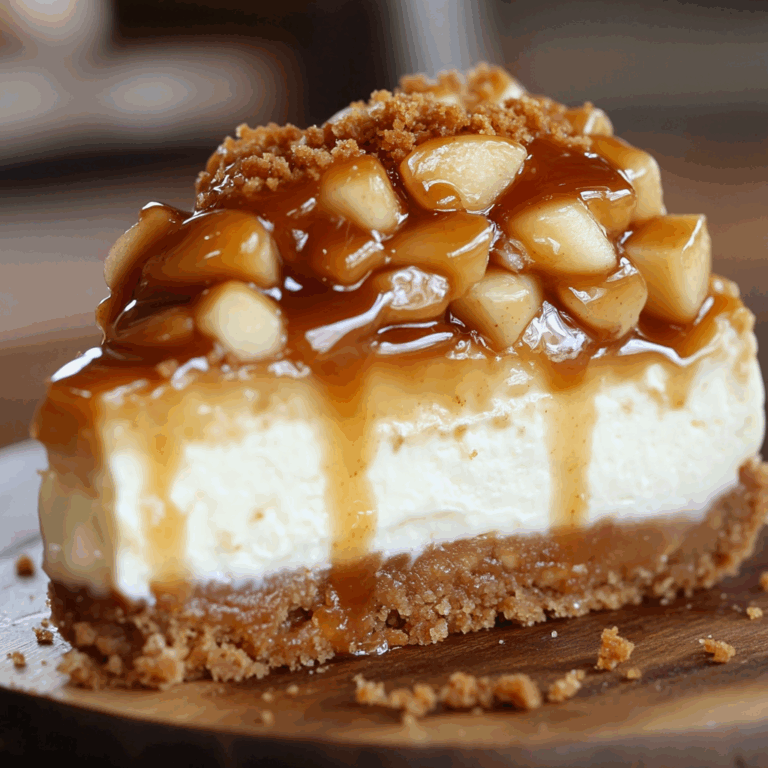 Caramel Apple Cheesecake