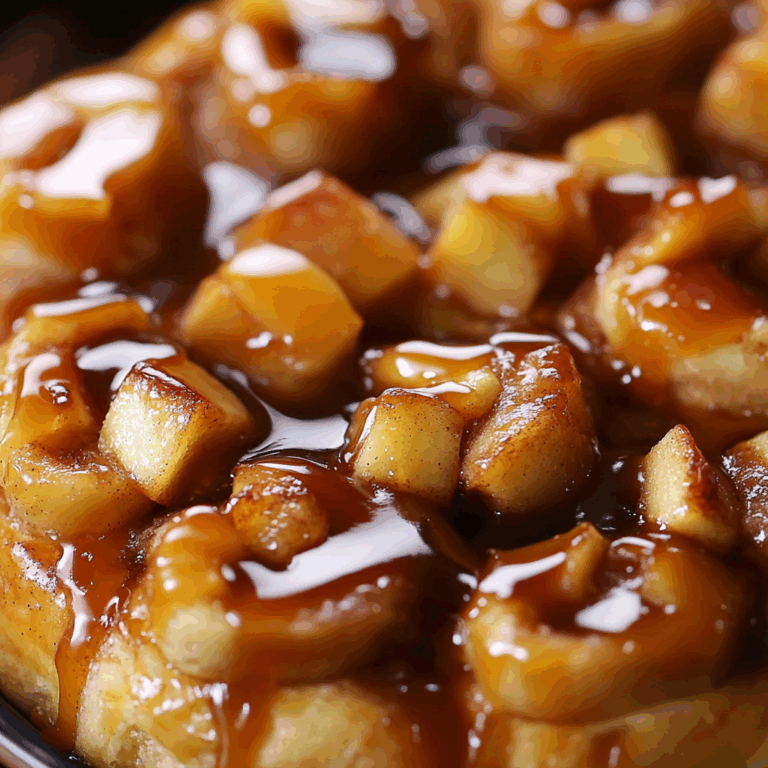 Caramel Apple Cinnamon Rolls