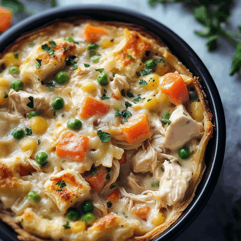 Chicken Pot Pie Pasta