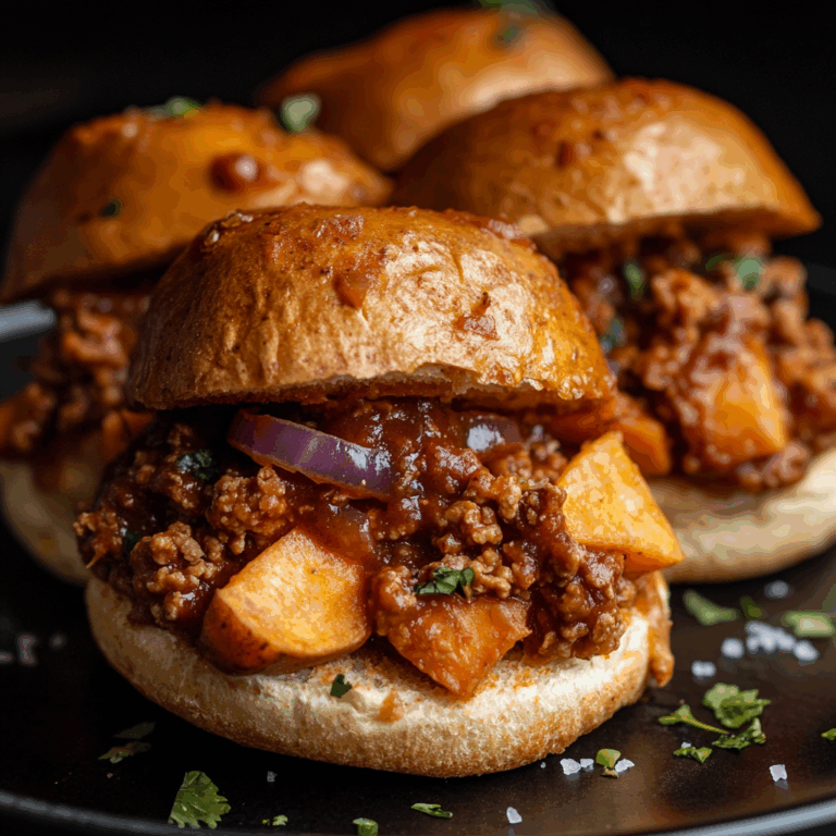 Chicken Sloppy Joe Sliders