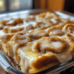 Cinnamon Roll French Toast Casserole