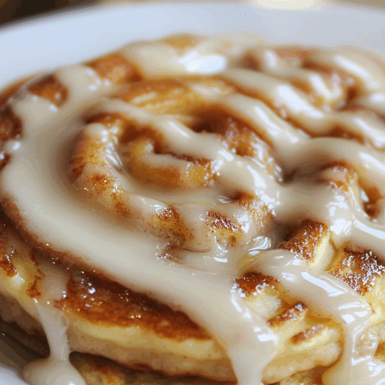 Cinnamon Roll Pancakes