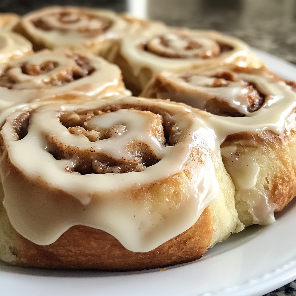 Cinnamon Rolls with Cream Cheese Frosting