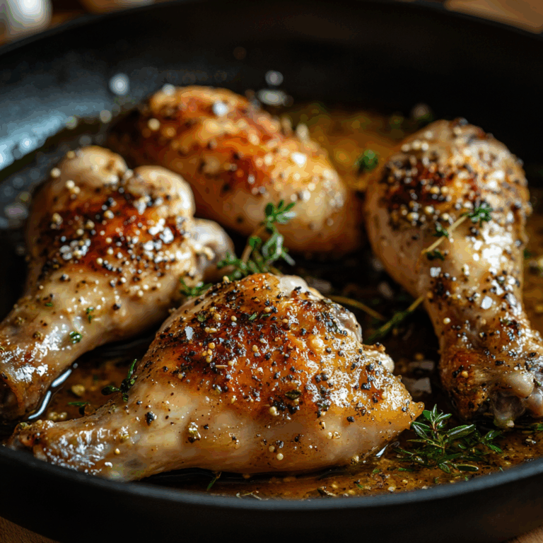 Dijon Thyme Chicken Legs