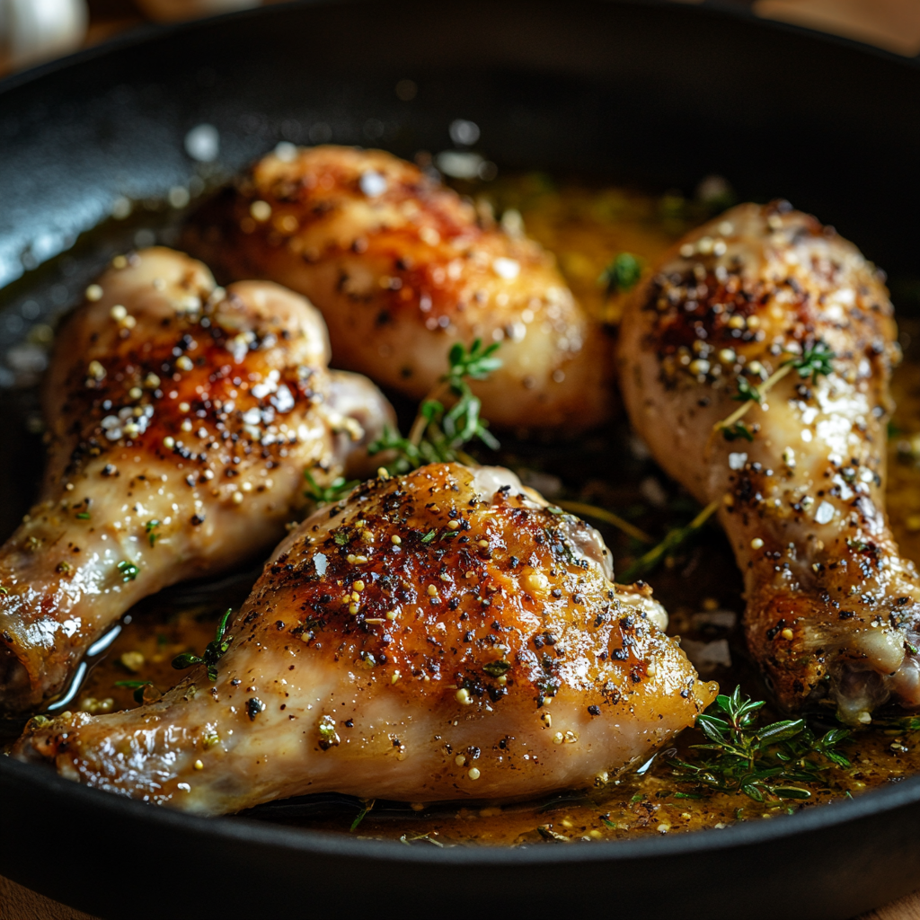 Dijon Thyme Chicken Legs