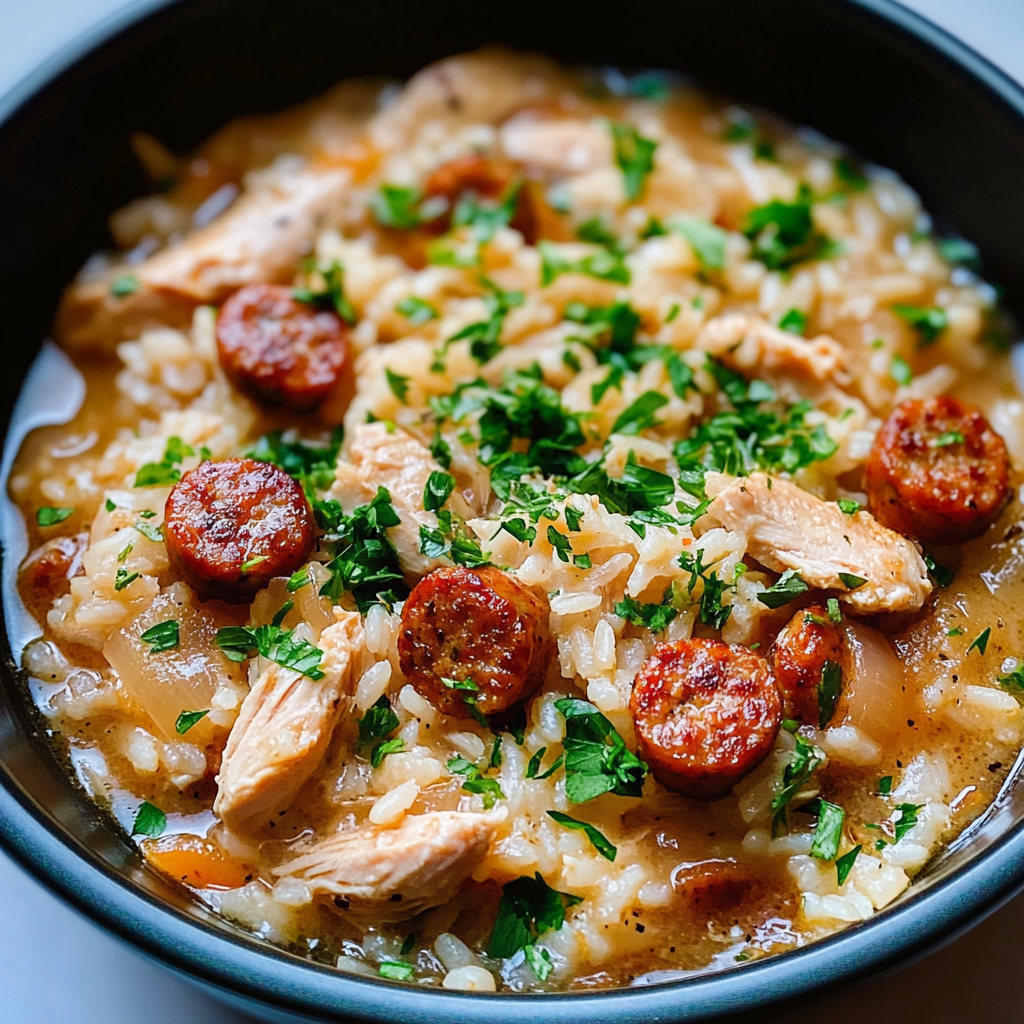 Instant Pot Chicken Sausage and Rice