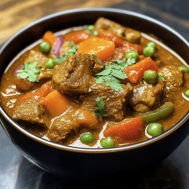 Instant Pot Lamb Curry with Vegetables