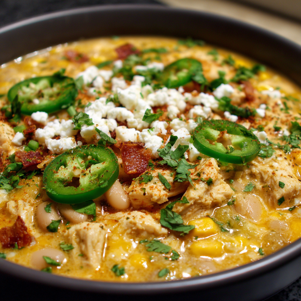 Jalapeño Popper Chicken Chili