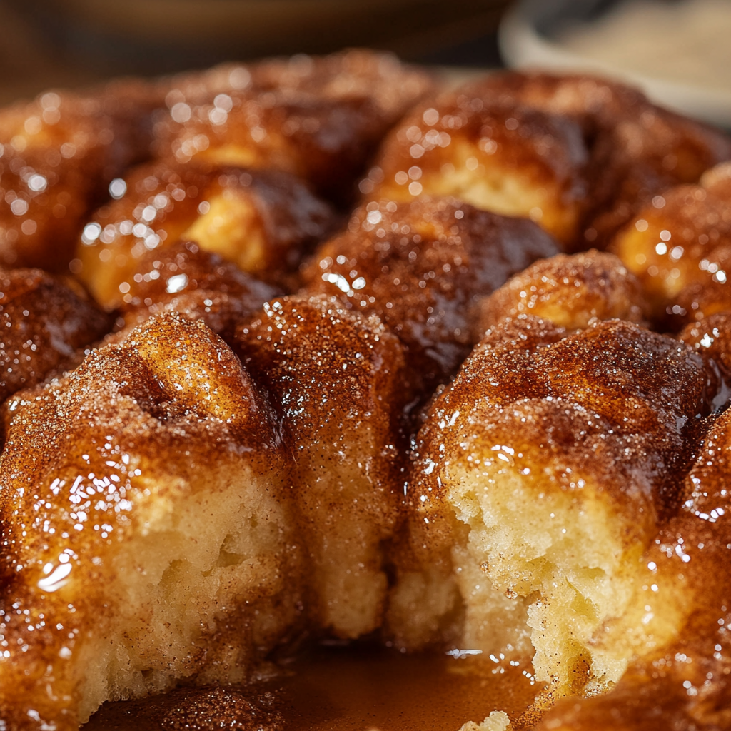 Monkey Bread with Cinnamon Sugar Coating
