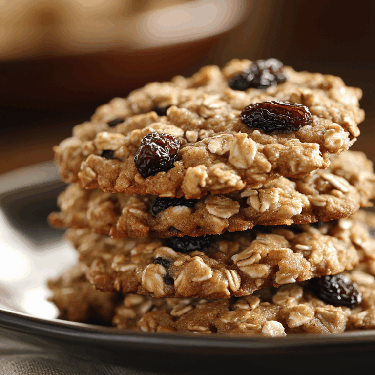 Oatmeal Raisin Cookies