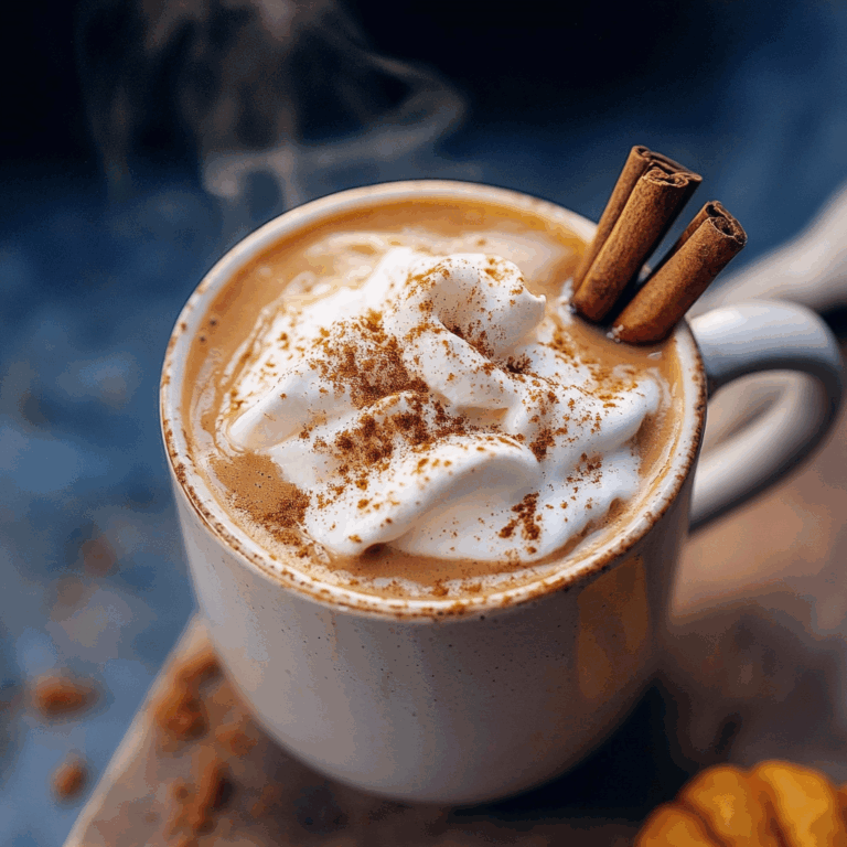 Pumpkin Spice Latte Steamer