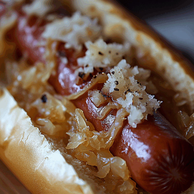 Sauerkraut and Weenies