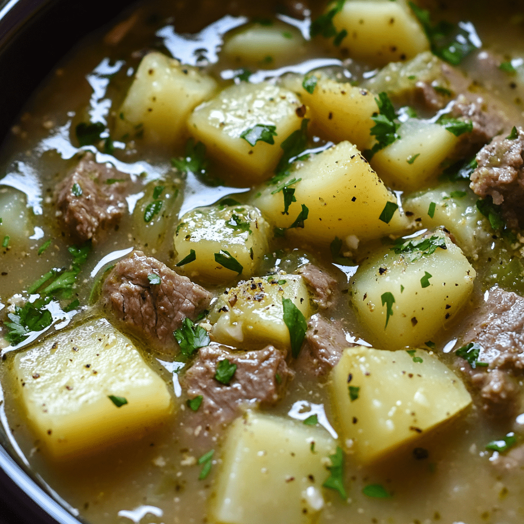 Slow Cooker Green Chile Stew