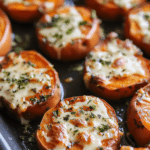 Sweet Potato Bites with Mozzarella and Herb Crust