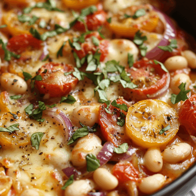 White Bean Tomato Bake