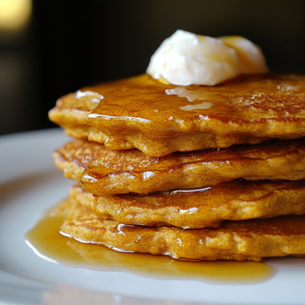 Whole Wheat Pumpkin Pancakes