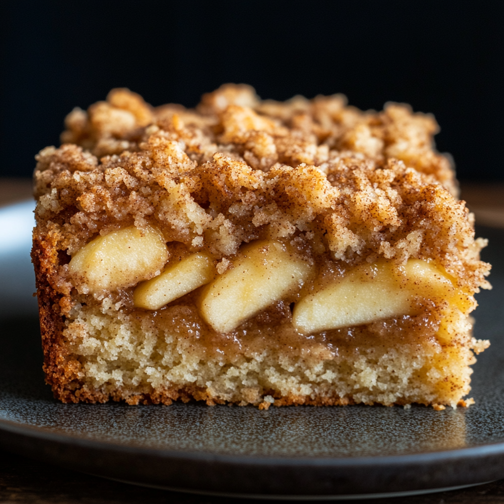 Apple Coffee Cake with Cinnamon Streusel Topping