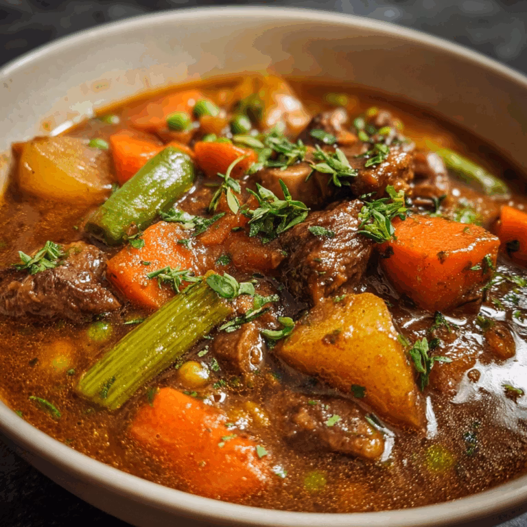 Beef and Vegetable Stew