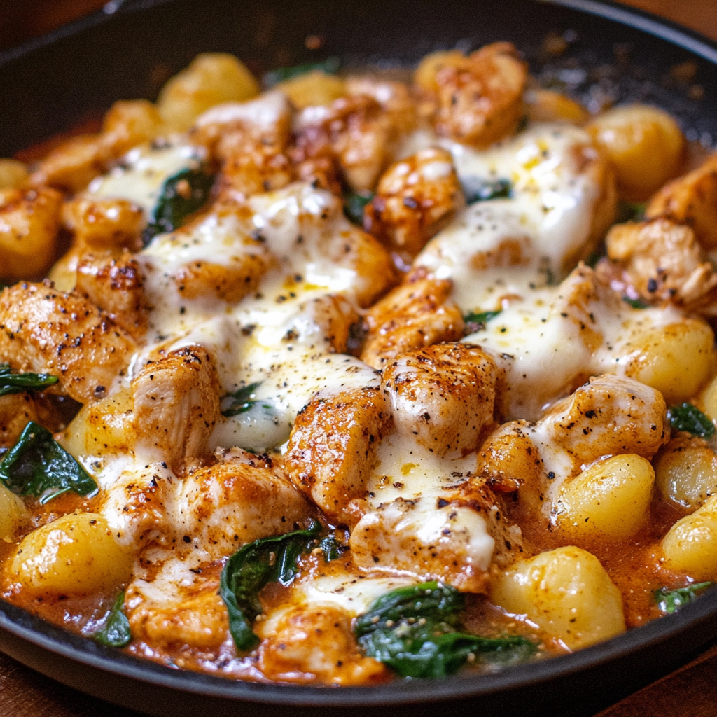 Cajun Chicken Gnocchi Skillet