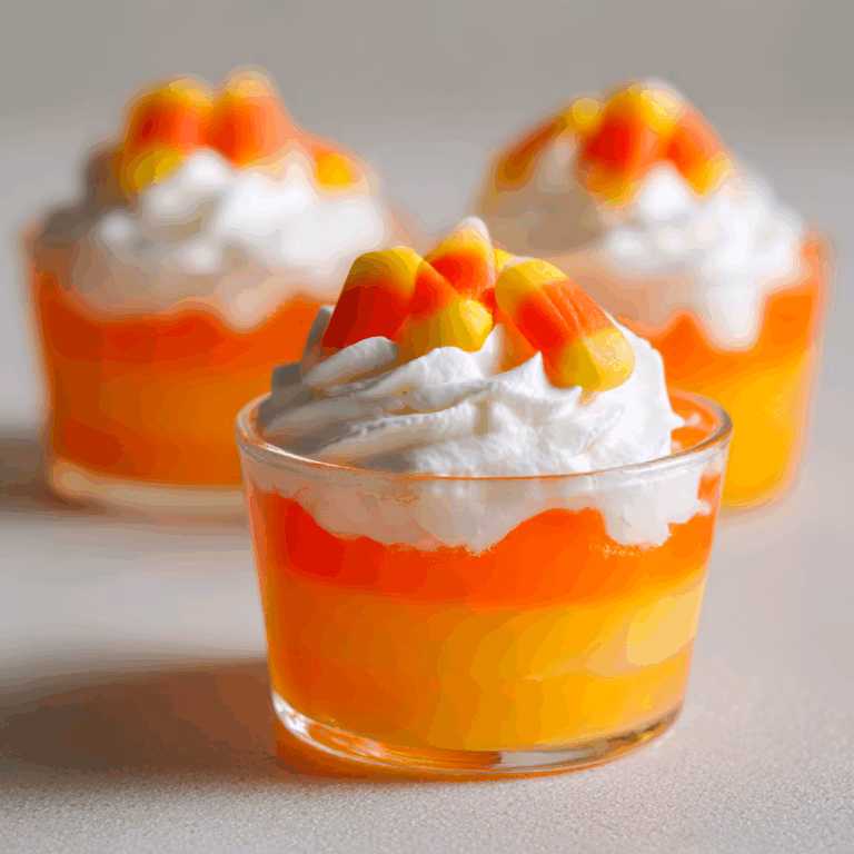 Candy Corn Dessert Cups