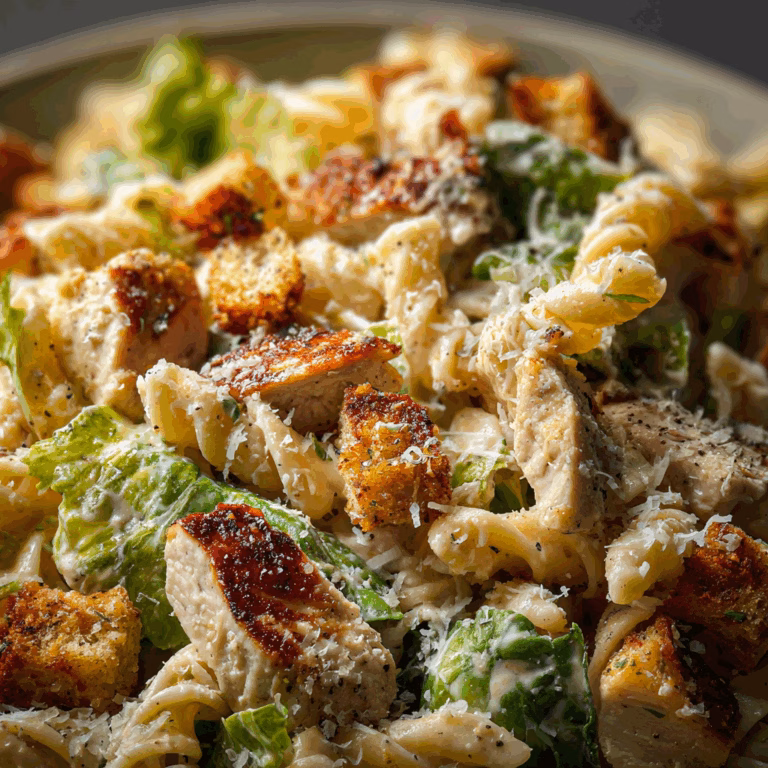 Chicken Caesar Pasta Salad