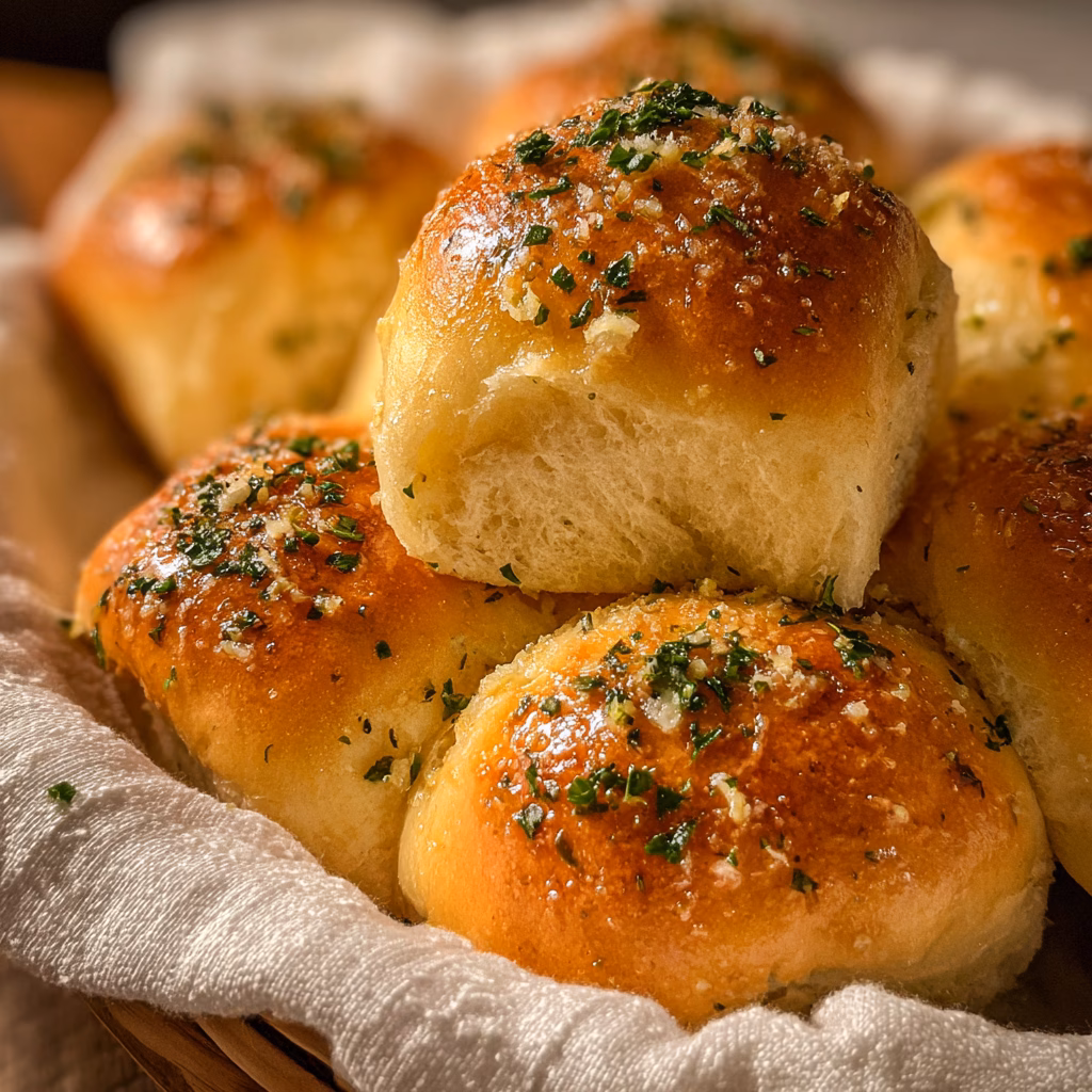 Garlic Butter Dinner Rolls
