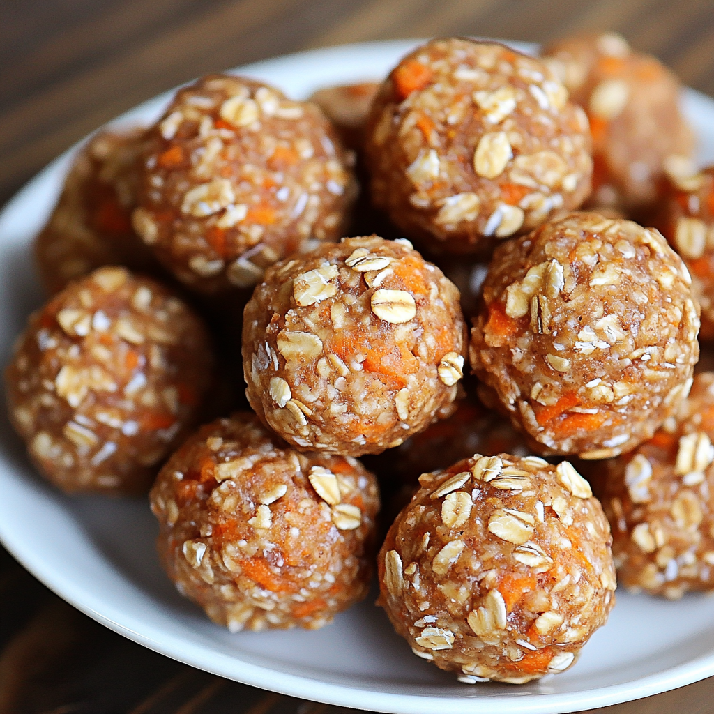 No-Bake Carrot Cake Energy Bites