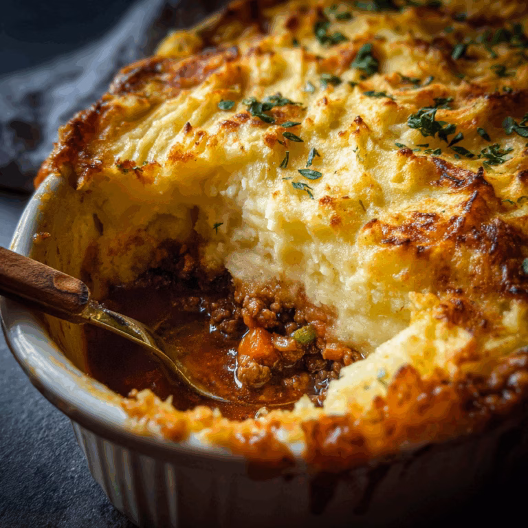 Shepherd’s Pie with Creamy Mashed Potatoes