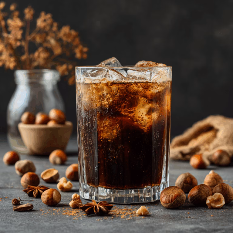 Spiced Hazelnut Cold Brew Coffee