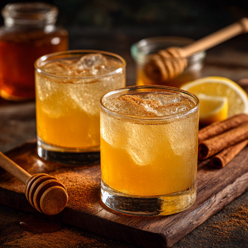 Spiced Honey Mocktail