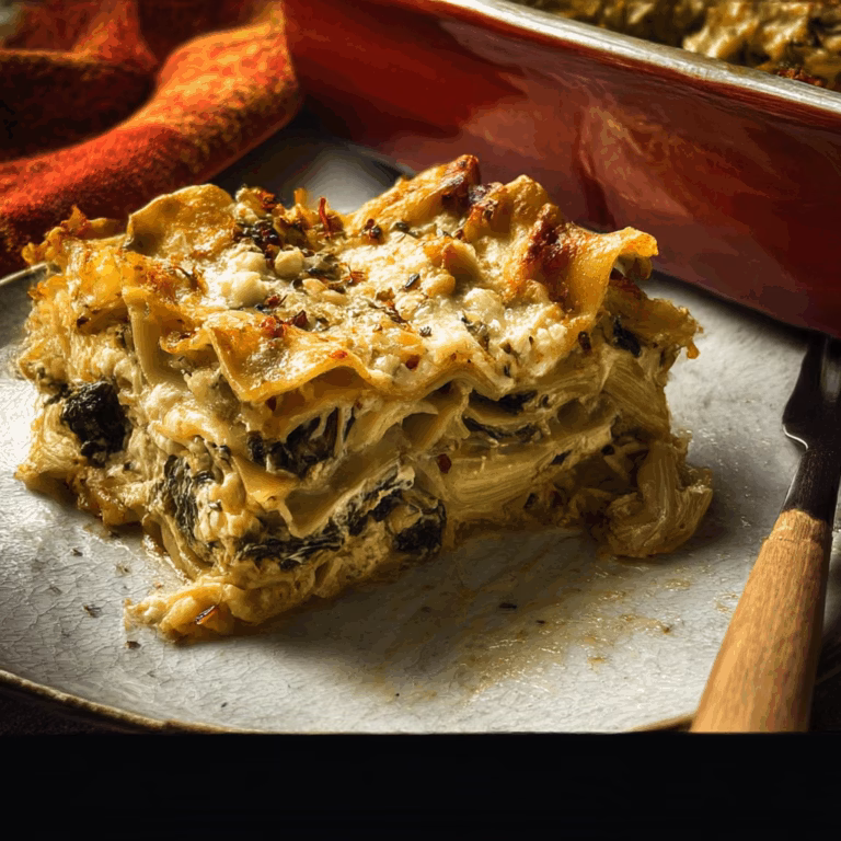 Spinach Artichoke Lasagna