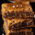 Sticky Toffee Blondies with Sea Salt Toffee Sauce