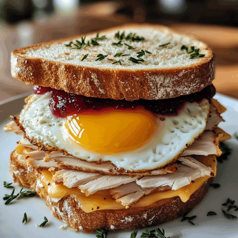 Thanksgiving Leftover Breakfast Sandwich