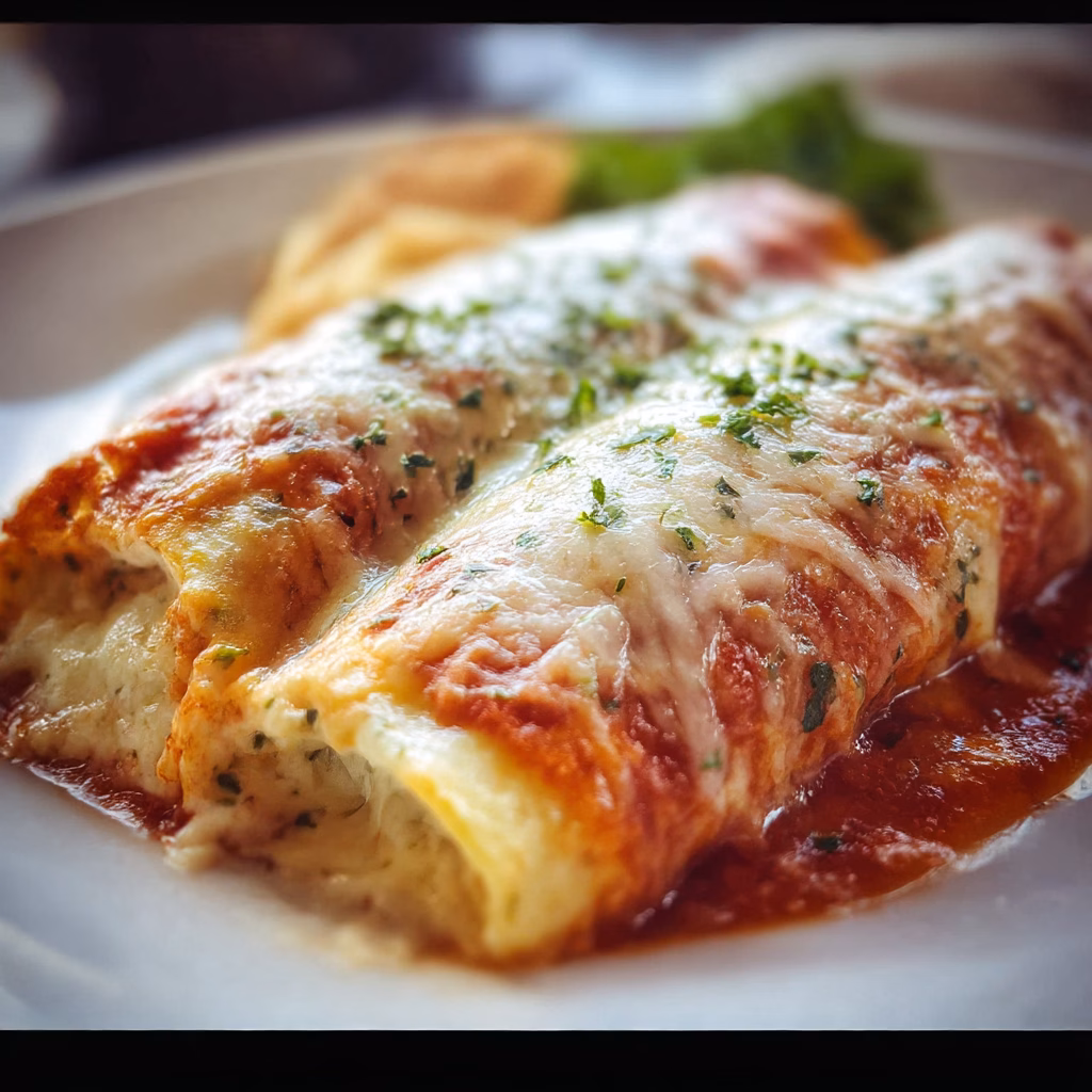 Three Cheese Manicotti