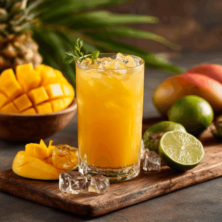 Tropical Mango Mocktail